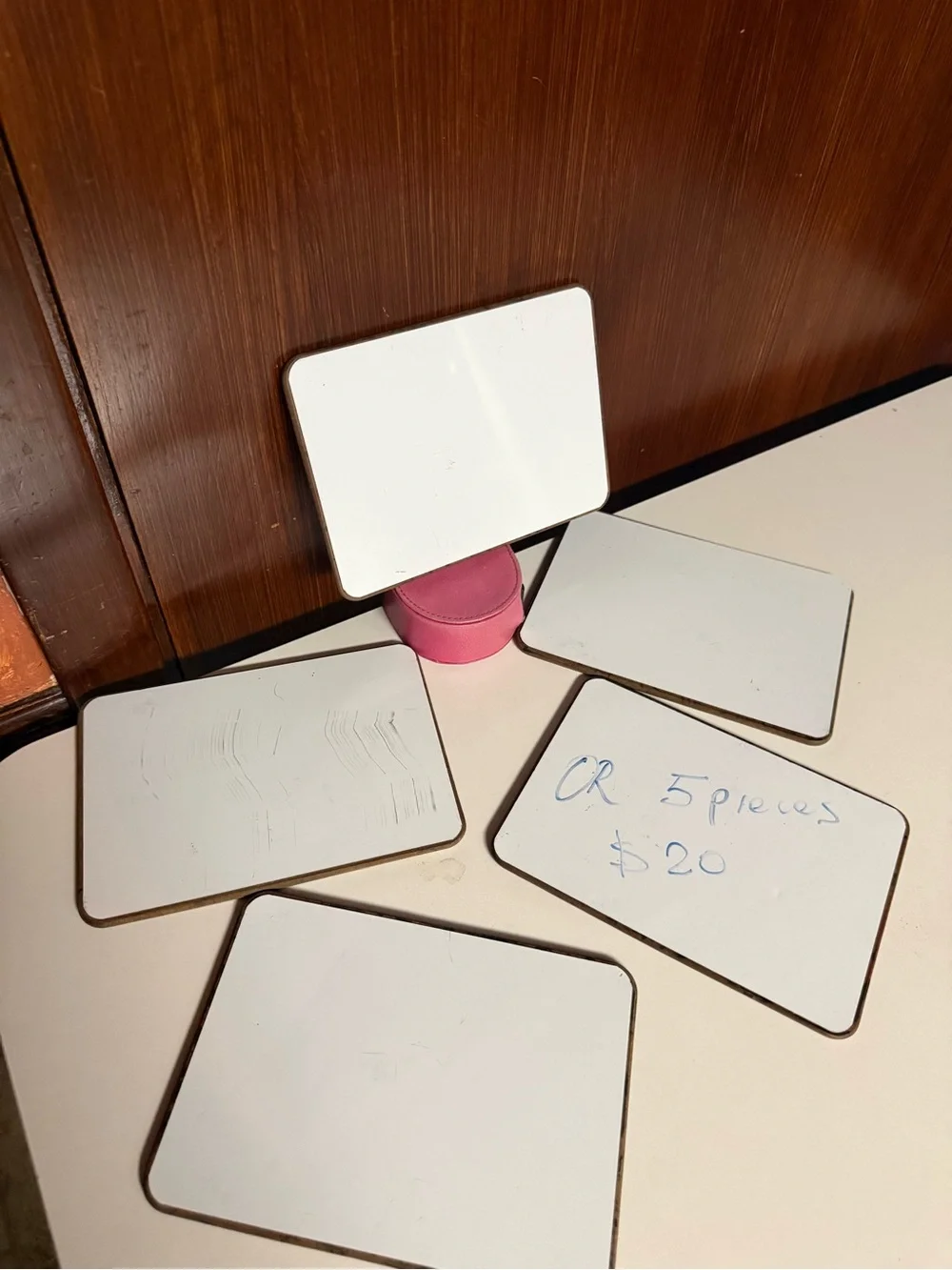 Lakeshore Learning Write-On Wipe Off Mini Dry-Erase Board handheld set 5